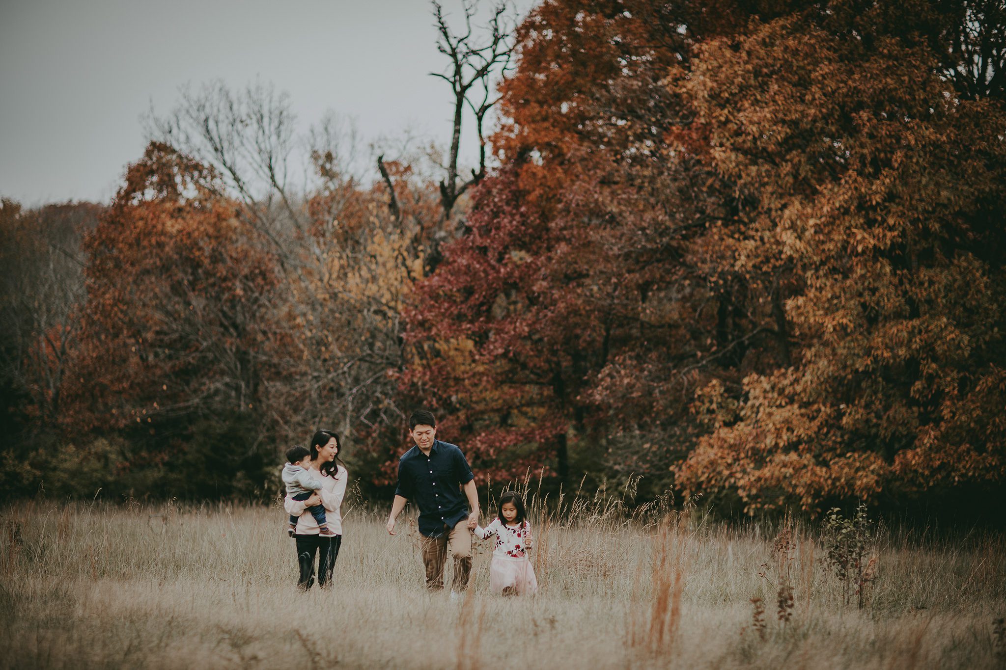 Kansas City Family photographer outdoor in field